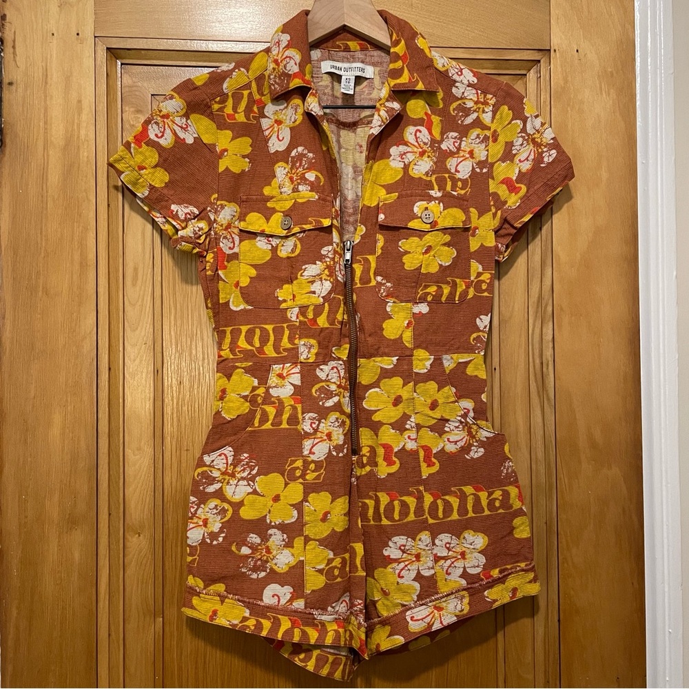 Retro Floral Jumpsuit
